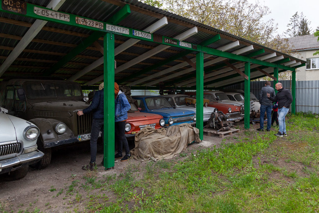 На території Музею авто-мото техніки в Городку