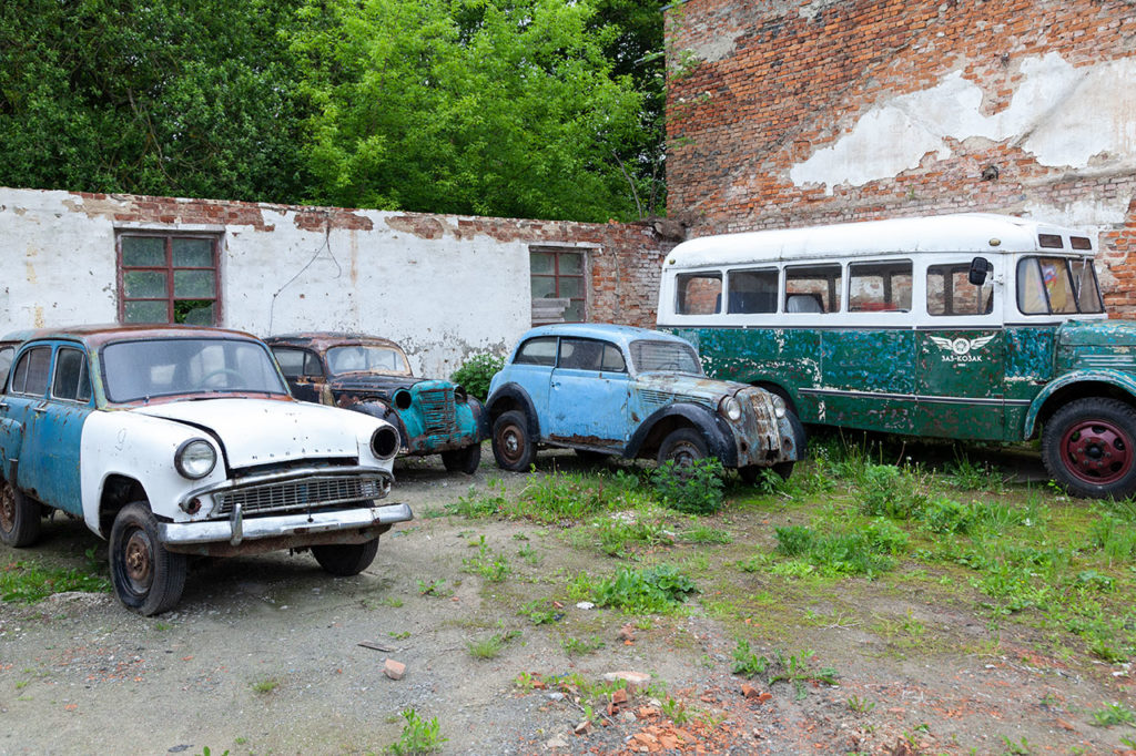 На території Музею авто-мото техніки в Городку