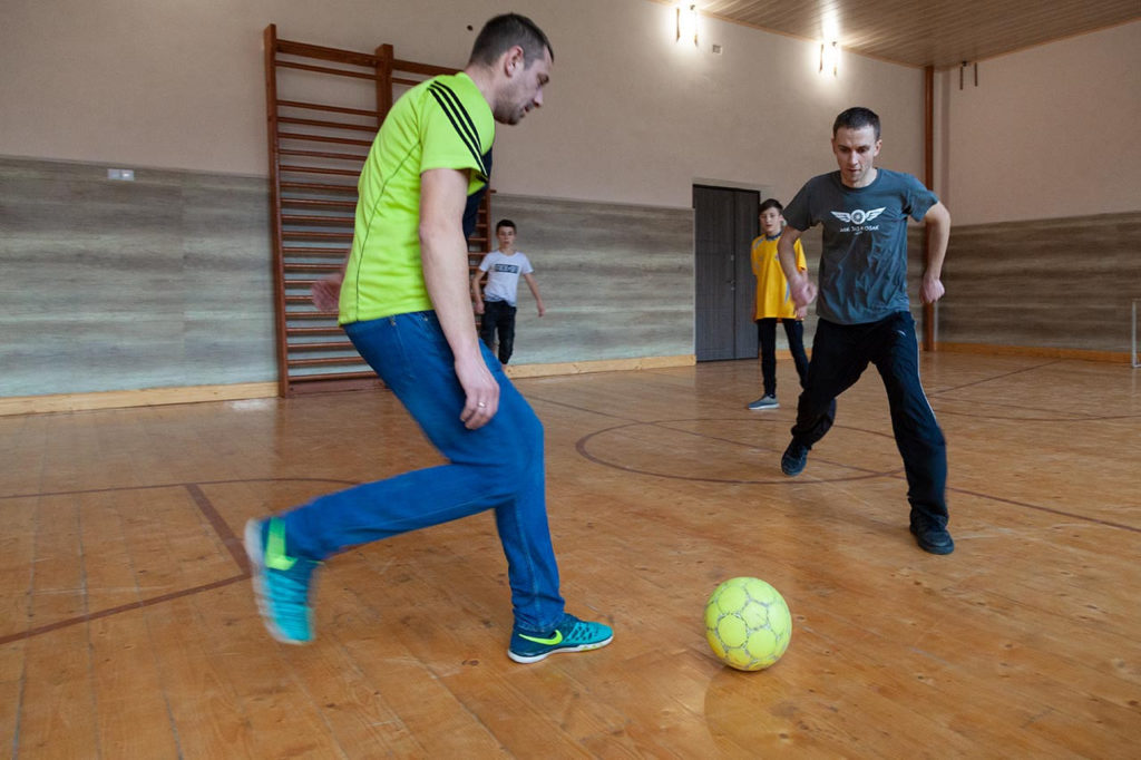 Футбольні змагання в Сколівській школі-інтернаті