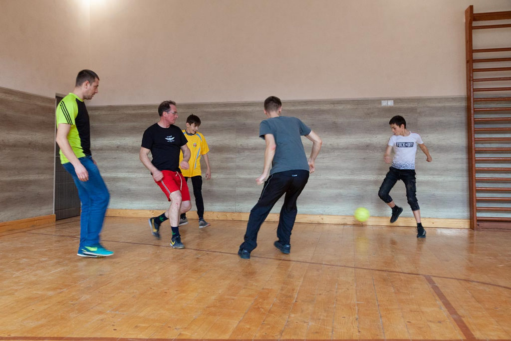 Футбольні змагання в Сколівській школі-інтернаті